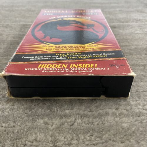 Mortal Kombat The Animated Video The Journey Begins VHS 1995 Vintage - Foto 3 di 7