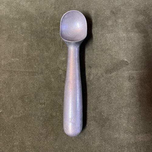 Vintage Nuroll #20 Ice Cream Scoop 7" Aluminum Made in Toledo Ohio