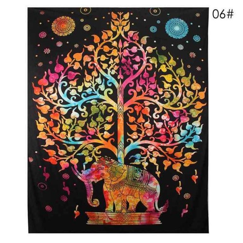 Indian Tapestry Wall Hanging Mandala Hippie Barmeri Sofa Throw Boho Bed Cover UK - Picture 31 of 32