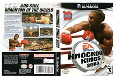 Knockout Kings 2003 Nintendo Gamecube Replacement Cover Art Insert OEM Official