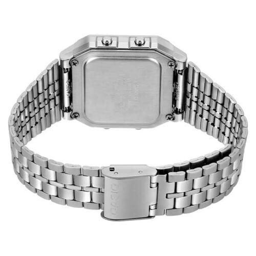 CASIO A500WA-1DF OROLOGIO UOMO DONNA ACCIAIO DIGITALE 36x39mm SOTTOCOSTO - Foto 4 di 6