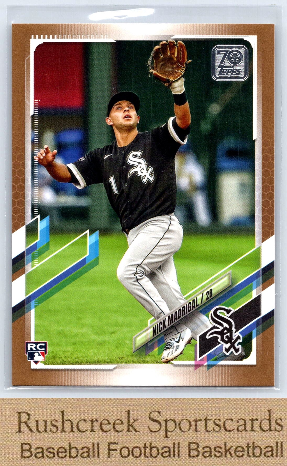 2021 Topps #197 Nick Madrigal Gold /2021 RC Rookie White Sox