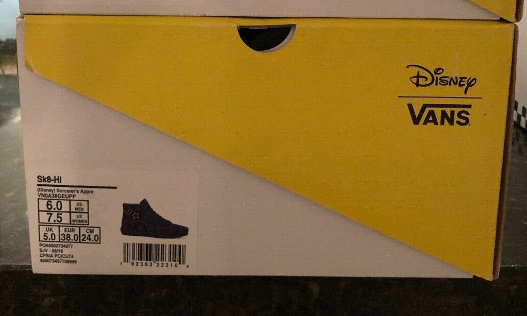 VANS x DISNEY SK8-HI (SORCERERS APPRENTICE) MIDNIGHT blueE WOMENS SZ SZ SZ 7.5 NEW NIB ae6ae8 VANS x DISNEY SK8-HI (SORCERERS APPRENTICE) MIDNIGHT blueE WOMENS SZ SZ SZ 7.5 NEW NIB ae6ae8
