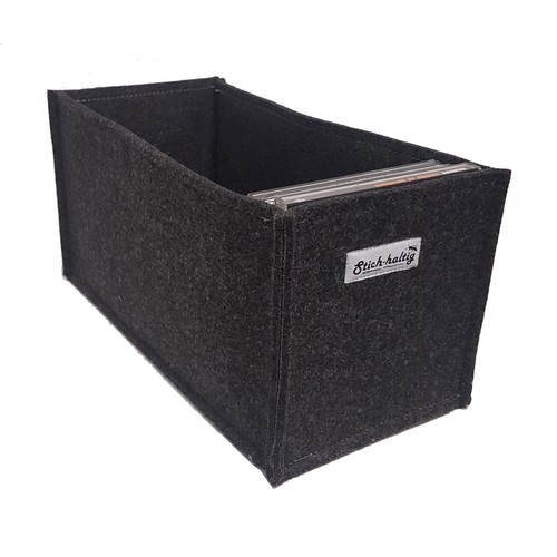 Stilvolle Aufbewahrungsbox aus Filz für CD´s CD-Box CD Regalkorb CD Filzkorb - Afbeelding 1 van 2