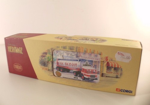 Corgi Gb Eredità N° 71802 Renault JL20 Cisterne Père Benoît Nuovo In Scatola MIB - Foto 2 di 9