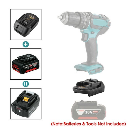 Adapter für Bosch 18 V Li-Ion Akku konvertieren für Makita Akku Elektrowerkzeuge - Bild 2 von 10