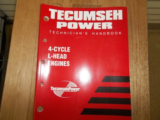 Genuine Tecumseh Repair Manual 740049 692509 For 3 10 HP 4 Cycle L Head Engine