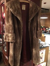 Ladies Fur Coat Size 12