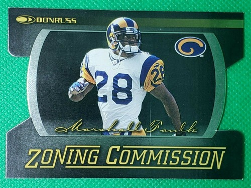 1999 Zoning Commission /1000 Marshall Faulk HOF St. Louis Rams / Colts - Photo 1 sur 7