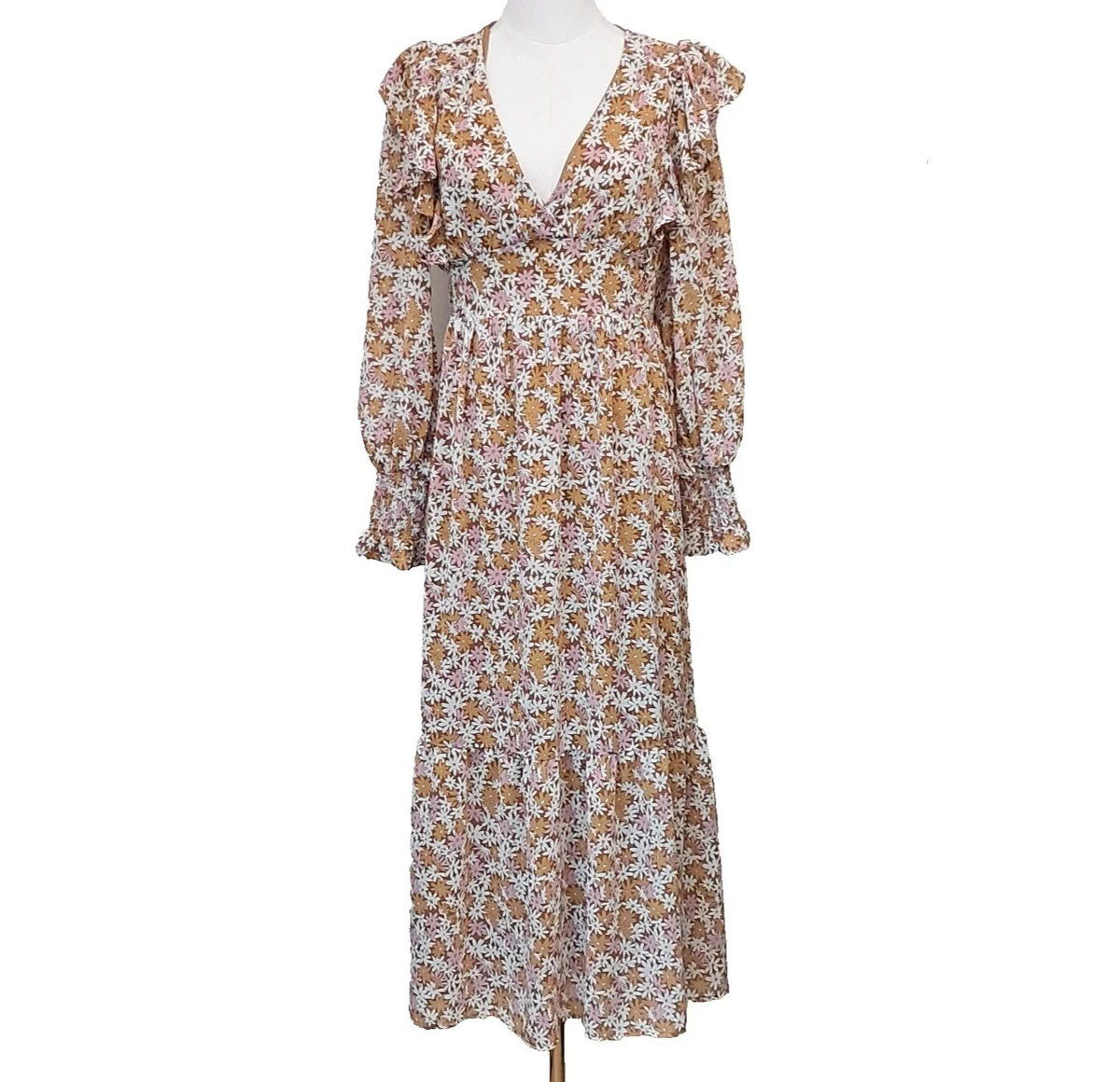 Polyester Party/Cocktail Long Sleeve Regular Size Maxi Dresses for Women  for sale | eBay