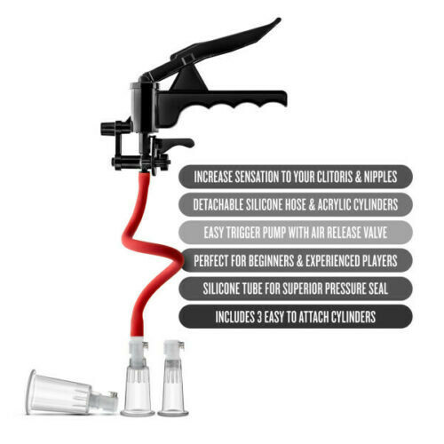 Temptation-Clitoris and Nipple Pleasure-Enhancement Pump System-Full Set-Deluxe - Picture 4 of 6
