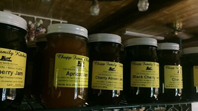 Amish Made Jam 20 Oz Jar, No Corn Syrup, non GMO Several Flavors to Choose From 