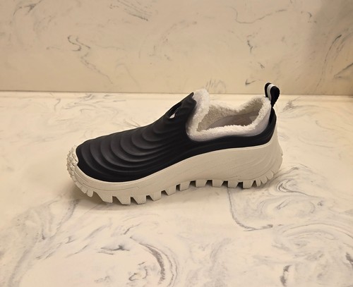 New! Moncler 'Acqua' Rain Boots Black White Mens Size 9 US 42 Eur. MSRP $550 - Picture 4 of 12