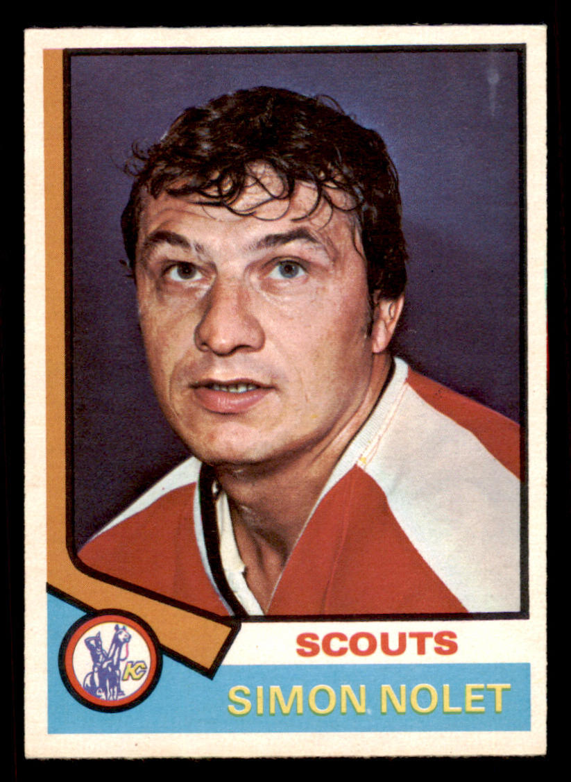 1974-75 O-Pee-Chee #187 Simon Nolet