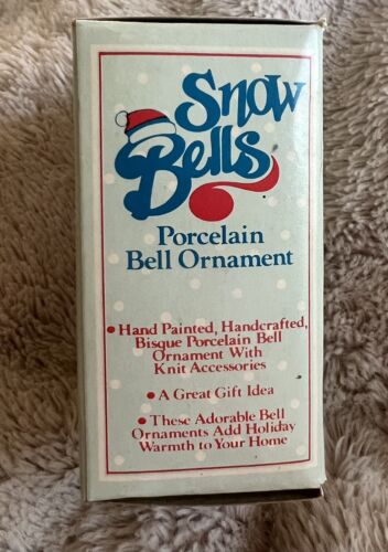 Giftco Vintage Schneeglocken Porzellan Glocke Weihnachtsschmuck 3,5" - Bild 11 von 13