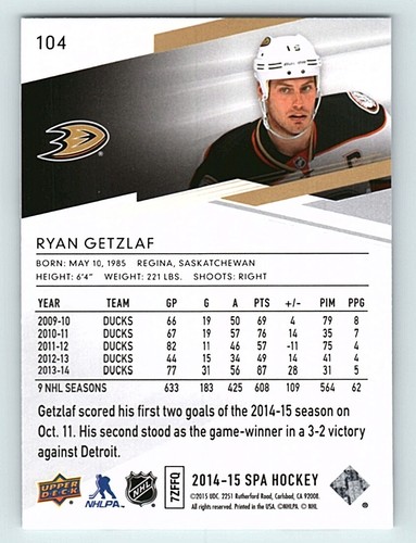 2014-15 SP AUTHENTIC Hockey Base Cards - Take your pick - Picture 71 of 105