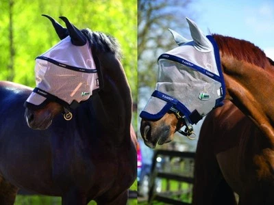 HORSEWARE Horsewar Rambo Plus Fly Mask Vamoose Fliegenmaske Ekzem Gr. wählbar