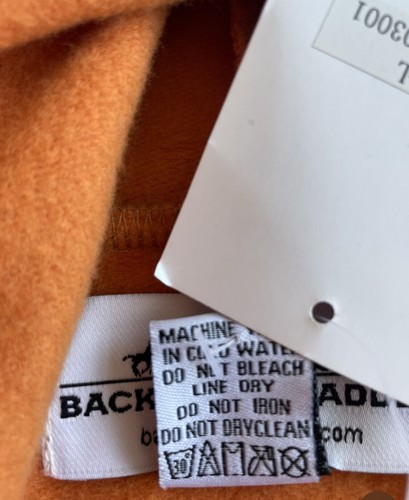 Back In The Saddle Hoodie L Orange Bejeweled 80’s Retro Langarm Herbst Neu mit Etikett - Bild 12 von 12