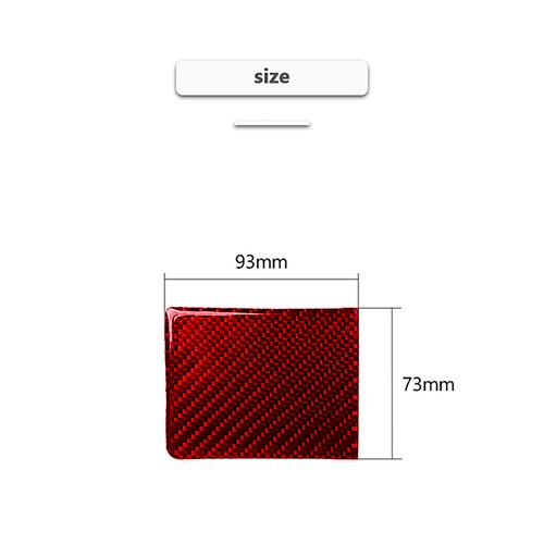 Cubierta de panel de soporte de taza de agua de fibra de carbono rojo para Lexus IS250 350 2006-2012 - Imagen 2 de 12