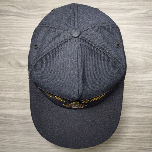 Vintage US Army Military Hat Cap Snapback ~ Black ~ Eagle Crest ~ NOS, New 1990s - Picture 3 of 11