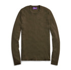 Ralph Lauren Purple Label Slim Fit Rib Knit Merino Wool Crew Neck Sweater 2XL