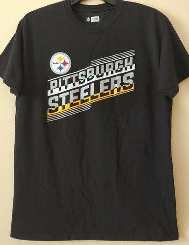 NFL Team Apparel Pittsburg Steelers T-Shirt - Majestic Größe M - KOSTENLOSER VERSAND  - Bild 1 von 5
