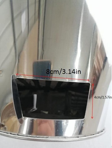 1 Stück 11,8 × 10,23 Zoll Entenbraten Ofen Ofen Ersatzteil für Holzkohle - Bild 5 von 19