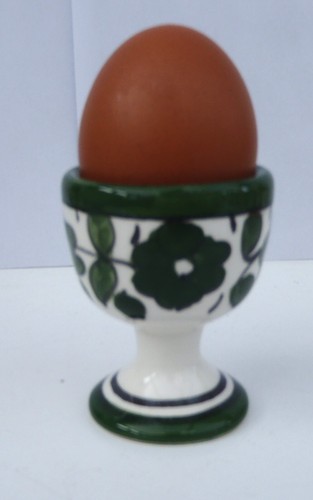 HAND PAINTED CERAMIC EGG CUPS * FES POTTERY - Picture 4 of 22