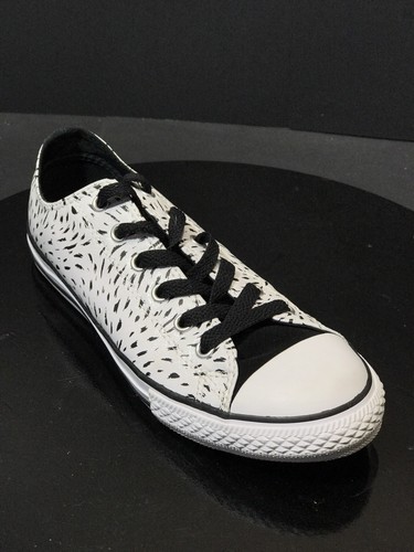 Converse CT OX Animal Print Kinder-Sneaker 650058C schwarz/weiß Gr. US 5 Junior - Bild 2 von 9