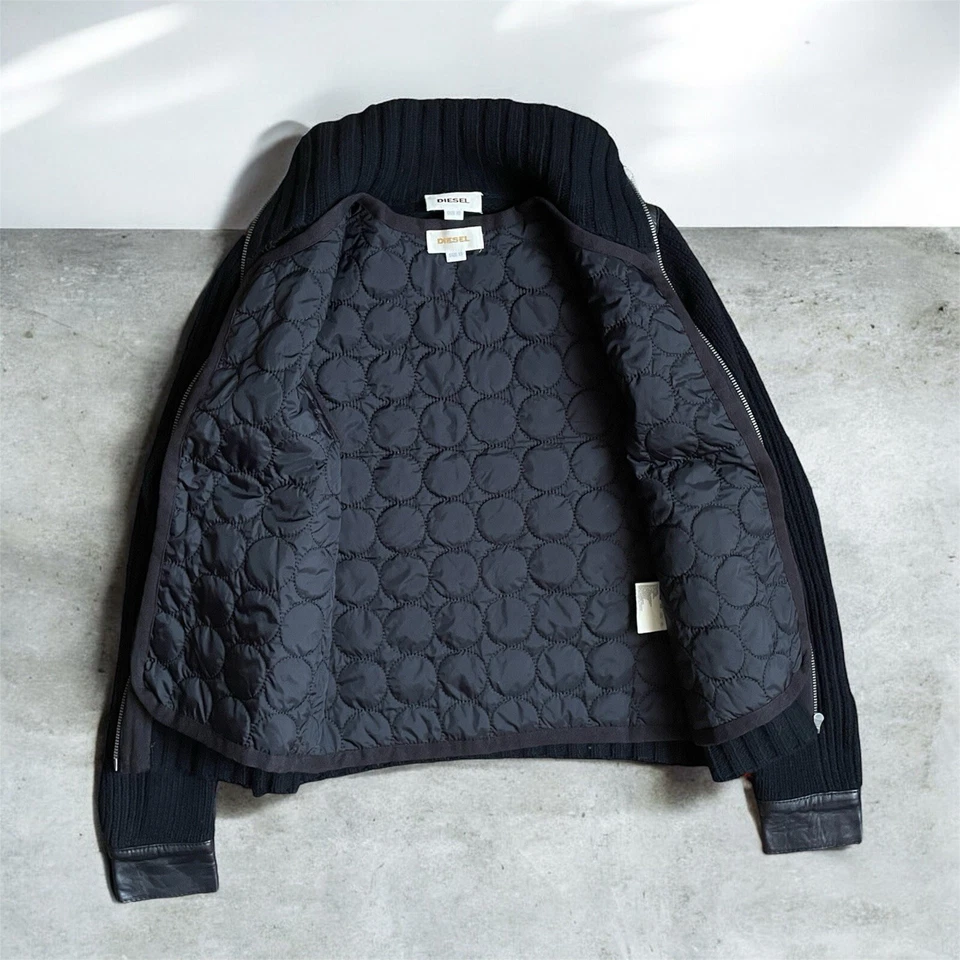 Suéter de lana tejido vintage Diesel Avant Garde con forro Pullover Y2k para mujer XS Foto 2 de 4