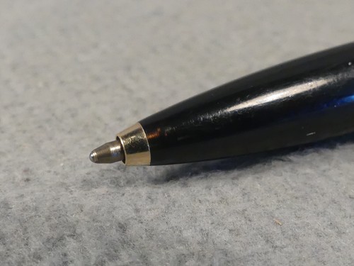 Montblanc No 28 Hebel Kugelschreiber Schwarz / Gold Namensgravur - Bild 6 von 8