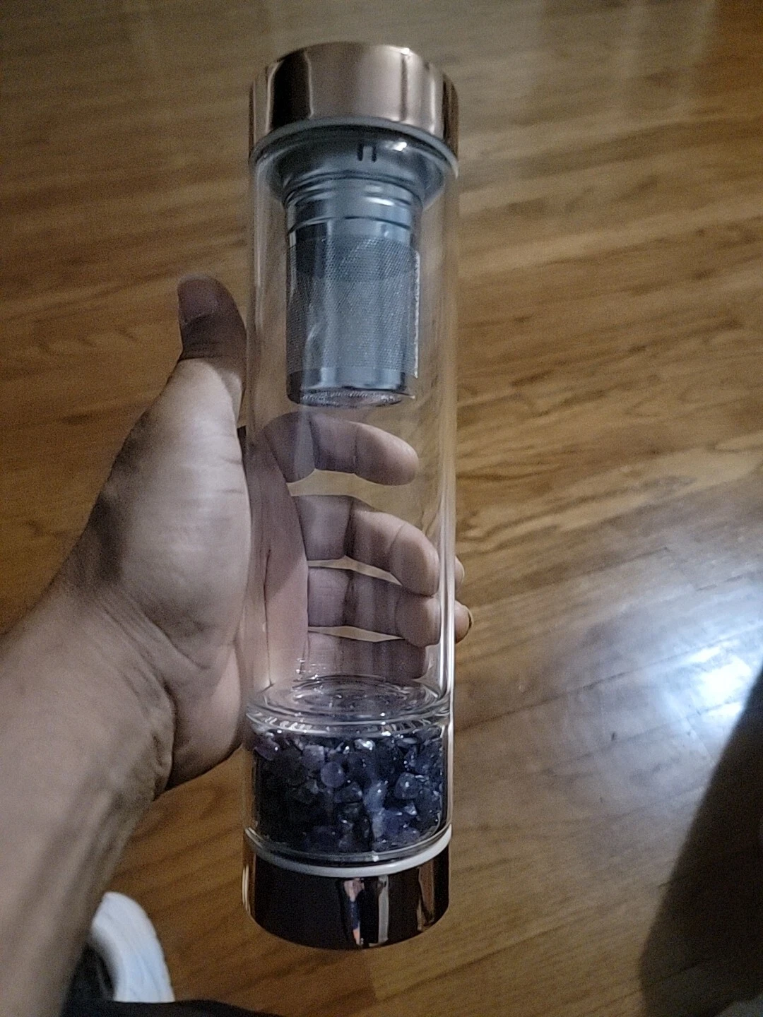 New Crystal Tea Tumbler With Infuser
Opens in a new window or tab