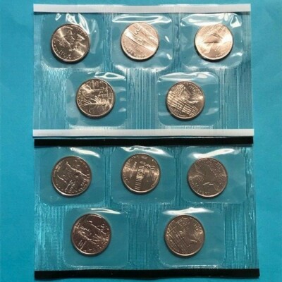 2001 P&D State Quarters Set 10 Coins Mint Cello  FREE SHIP