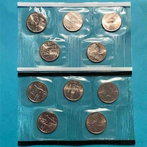 2001 P&D State Quarters Set 10 Coins Mint Cello FREE SHIP