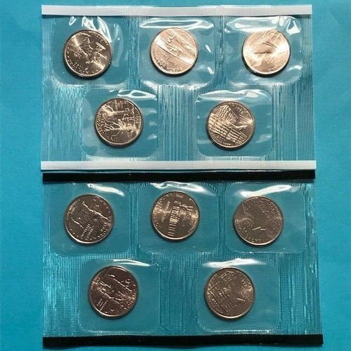 2001 P&D State Quarters Set 10 Coins Mint Cello  FREE SHIP - Picture 1 of 2