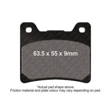 EBC Double H Sintered Street Brake Pad Front Right for Yamaha FJ 1100 1984-1985