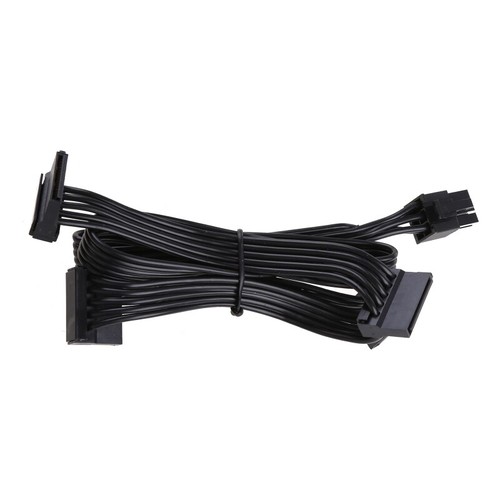 6 Pin Power Extension Hard Drive Cable 1 Male to 4 Female Splitter Adapter - Photo 6/8