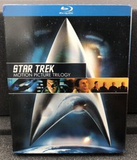 Star Trek: Motion Picture Trilogy (3 Disc Blu-ray, 2009) w/Slipcover