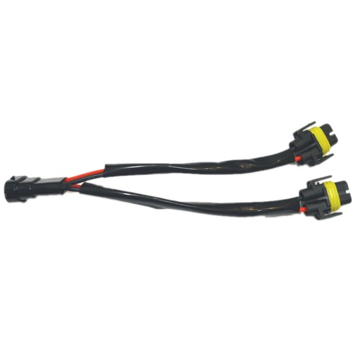 881 H27 Splitter Wire P S Two Harness Fog Light Socket Plug Connector Lamp Bulb - Picture 2 of 6