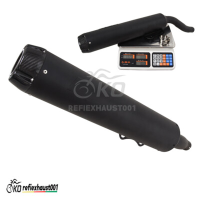 For Haojue TR300 2022-2023 Replace Stock Muffler Slip-on Black Exhaust Tail Pipe