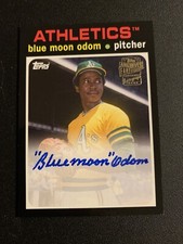 2020 Topps Archives BLUE MOON ODOM Fan Favorites Autograph Auto Athletics #BMO