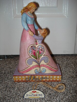 2006 JIM SHORE ''I LOVE YOU'' MOTHER / DAUGHTER FIGURINE #C4007243