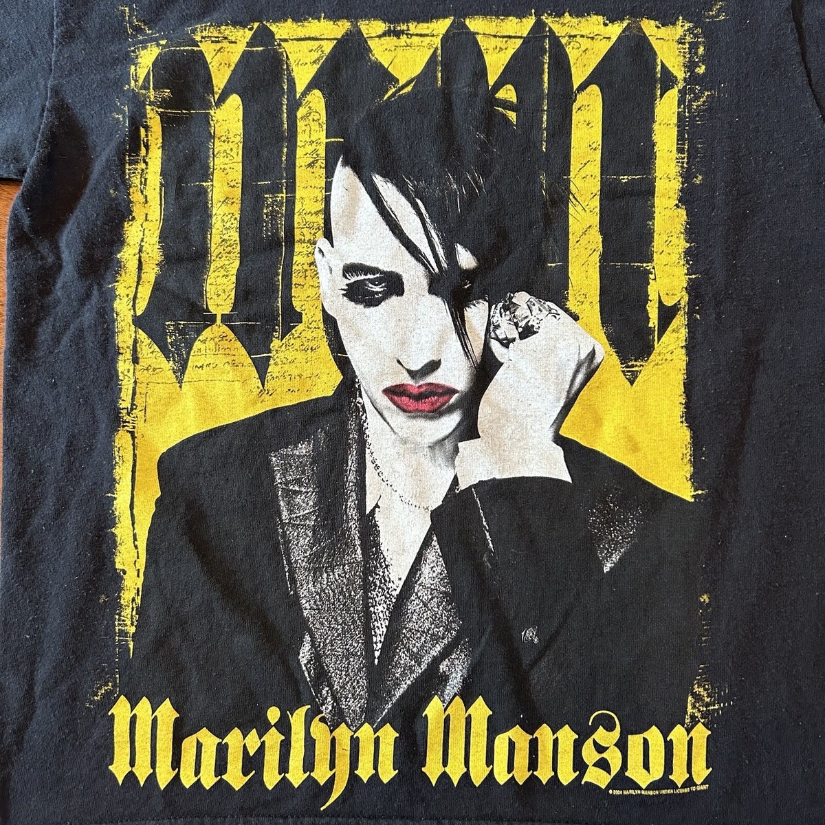Vintage Marilyn Manson Shirt 2004 Against All Gods American