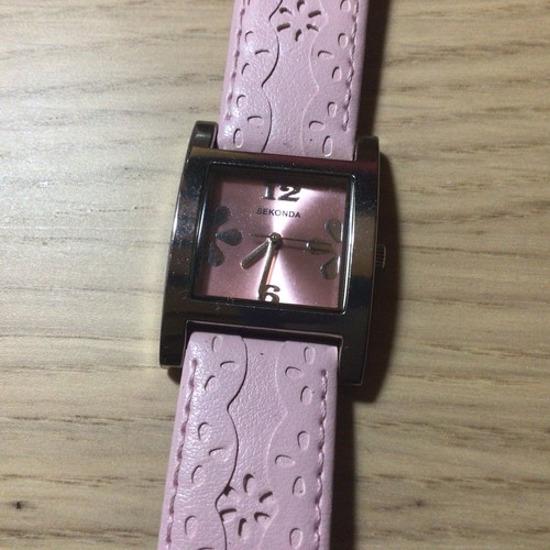 Sekonda Uhr Damen rosa Armband guter Zustand sehr guter Zustand
