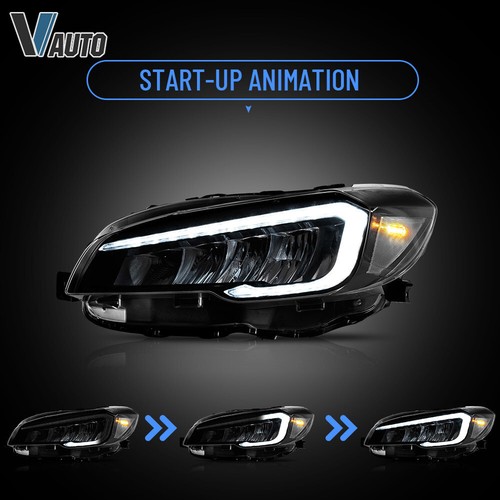 VLAND LED Reflector Headlights For Subaru WRX&WRX STI 2015-2021 Clear Corner Set - Bild 4 von 13