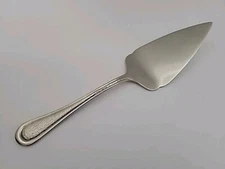 Lenox BARLOWE Hammered Pie Server 18/10 Stainless Glossy Flatware Cake