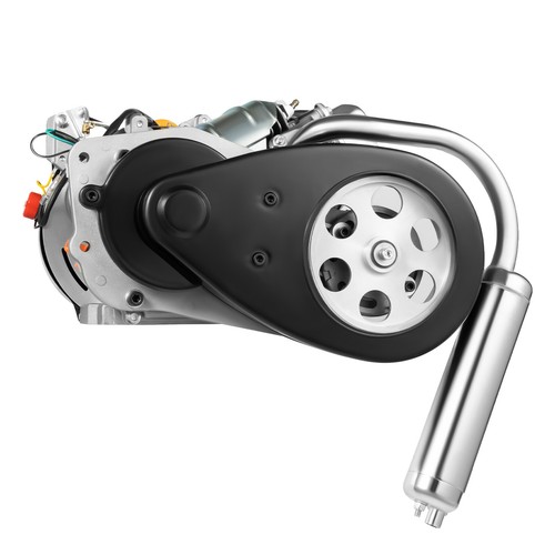 100cc Bicycle Engine Kit,Bike Motor Kit,4 Stroke Motorized Bicycle Kit OHV 3HP - Foto 8 di 17