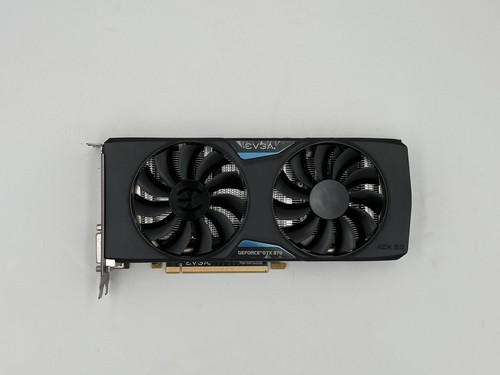 EVGA 04G-P4-2974-KR 4GB GeForce GTX 970 SuperClocked Graphics Card  - Picture 1 of 9