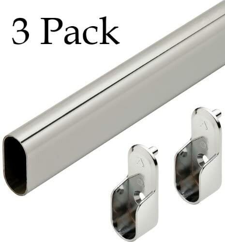 Closet rods and brackets hot sale
