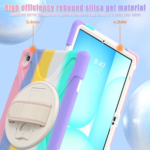 One Button Retract Stand Case Cover for Samsung Tab S10 FE+ 13.1" X620 X626B - Picture 82 of 108